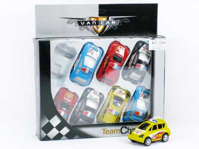 Pull Back Police Car(8in1) toys