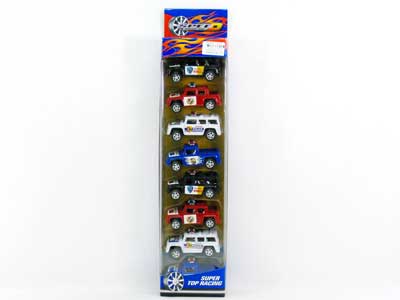 Pull Back Police Car(8in1) toys