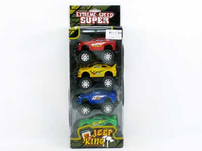 Pull Back Cross-country Car(4in1) toys