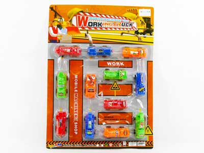 Pull Back Construction Truck(12in1) toys