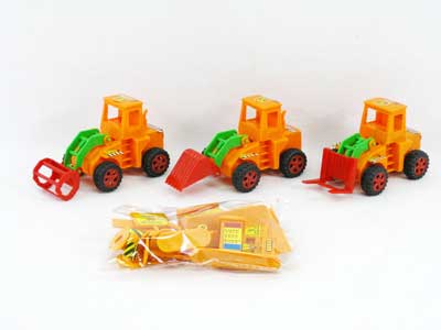 Pull Back Construction Car & Guide(3in1) toys