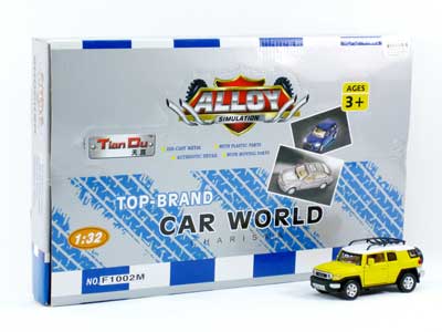 Die Cast Car Pull Back W/M_L(12in1) toys