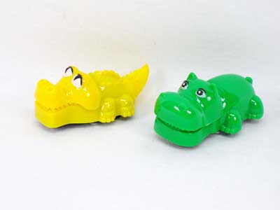 Pull Back Hippo/Cayman(2S2C) toys