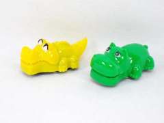 Pull Back Hippo/Cayman(2S2C) toys