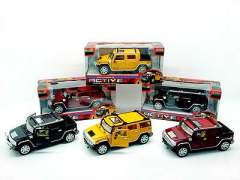 1:24 Die Cast Car Pull Back W/IC_L(2S3C) toys