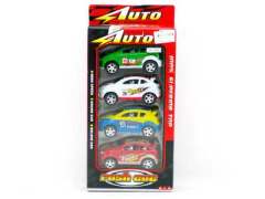 Pull Back Racing Car(4in1) toys