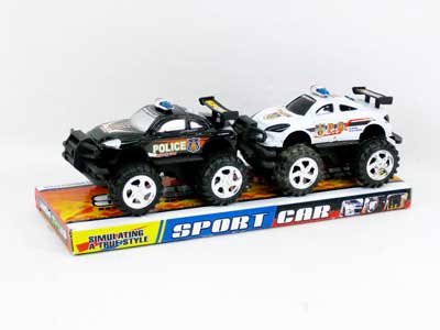 Pull Back Cross-country Police Car (2 toys