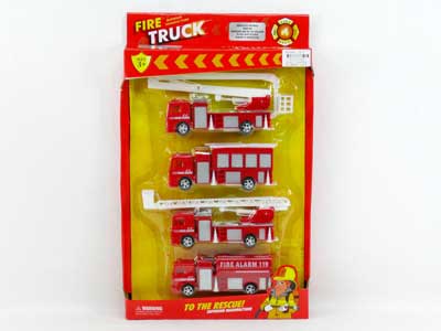 Pull Back Fire Engine(4in1) toys