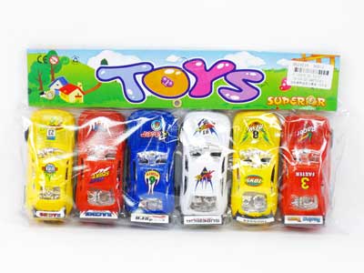 Pull Back Racing Cai(6in1) toys