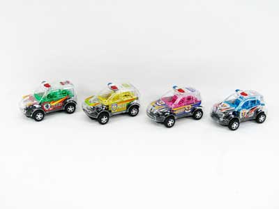 Pull Back Police Car(4in1) toys