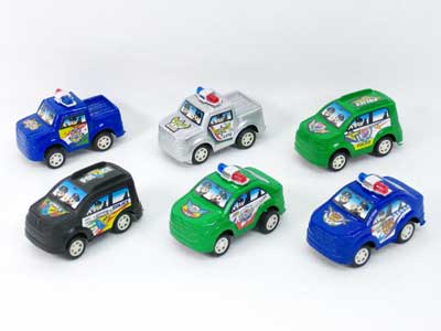 Pull Back Police Car(6in1) toys