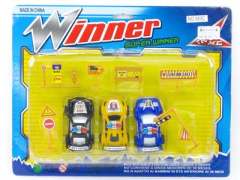 Pull Back Police Car(3in1) toys