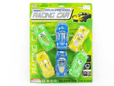 Pull Back Sports Car(6in1) toys