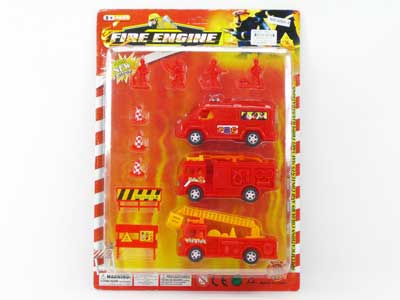 Pull Back Fire Engine & Guide(3in1) toys