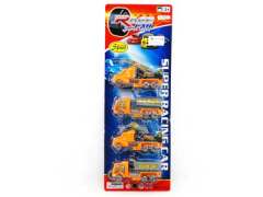 Pull Back Construction Car(4in1) toys