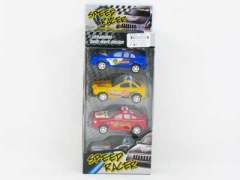 Pull Back Police Car(4in1) toys