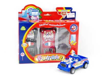 Pull Back Police Car(3in1) toys