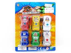 Pull Back Police Car(6in1) toys