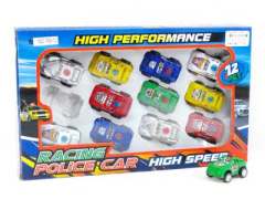 Pull Back Police Car(12in1) toys