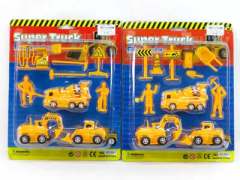 Pull Back Construction Car Set(3in1)