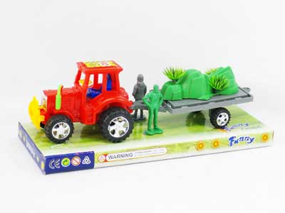 Pull Back Farm Truck(4C) toys