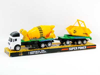 Pull Back Construction Truck Tow Car toys