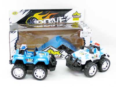 Pull  Back  Cross-country Police Car(2in1) toys