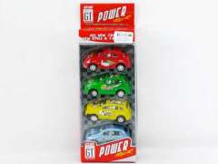 Pull Back Car(4in1) toys