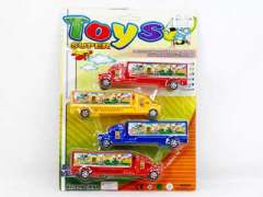 Pull Back Container Truck(4in1) toys