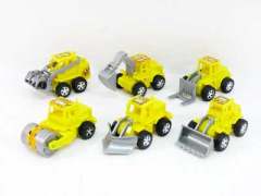 Pull Back Construction Truck(6in1) toys