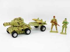 Pull Back Tank & Soldier toys