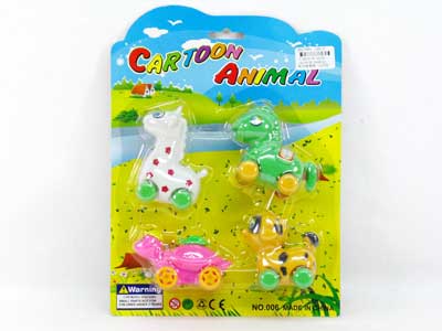 Pull Back Animal Car(4in1) toys