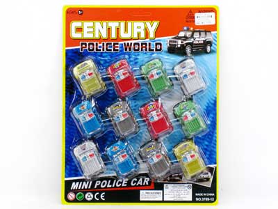 Pull Back Police Car(12in1) toys