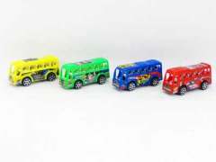 Pull Back Bus(4in1) toys