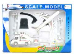 Pull Back Airplane & Guide(2C) toys