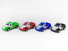 Pull Back Police  Car(4in1) toys