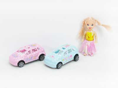 Pull Back Car & Doll(2in1) toys
