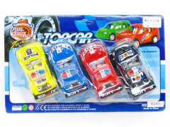 Pull Back Police Car(4in1) toys