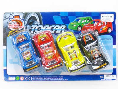 Pull Back Car(4in1) toys