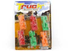 Pull Back Construction Truck(6in1) toys