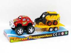 Pull Back Truck Tow  Free Wheel Construction Truck(6S6C)
