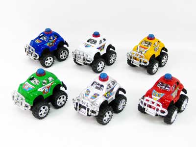Pull Back Cross-country Police Car(6in1) toys