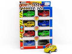 Pull Back Police Car(8in1) toys