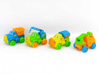 Pull Back Construction Car(4S) toys