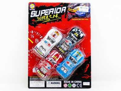 Pull Back Police Car(4in1) toys