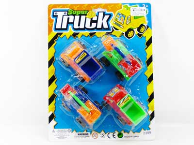 Pull Back Construction Truck(4in1) toys