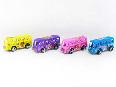 Pull Back Bus(4in1) toys