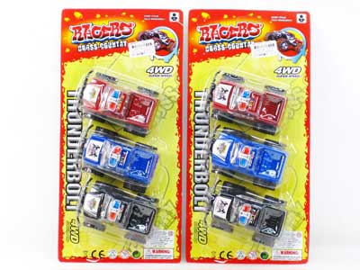 Pull Back Cross-country Police Car(3in1) toys