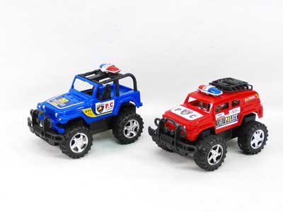 Pull Back Cross-country Police Car (2S) toys