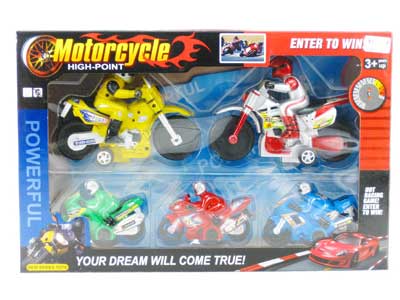 Pull Back Motorcycle(5in1) toys